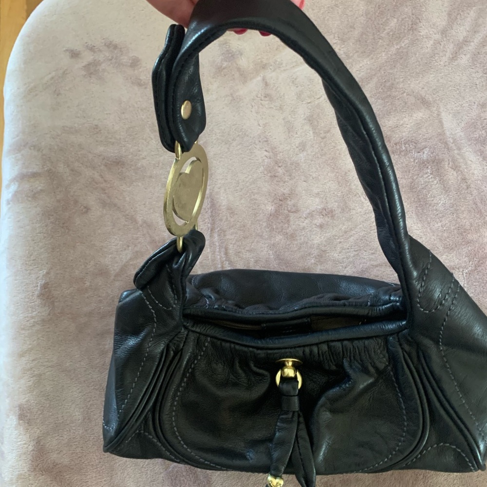 Black mini juicy couture clutch/wristlet